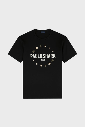 Paul & Shark % 100 Pamuk Regular Fit Bisiklet Yaka Erkek T Shirt 24411044 011 SİYAH - 10