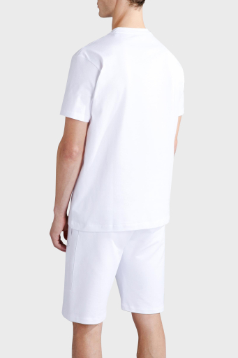 Paul & Shark % 100 Pamuk Regular Fit Bisiklet Yaka Logolu Erkek T Shirt 24411052 010 BEYAZ - 8