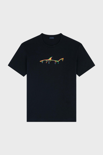 Paul & Shark % 100 Pamuk Regular Fit Bisiklet Yaka Logolu Erkek T Shirt 24411052 013 LACİVERT - 6