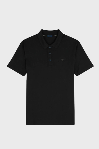 Paul & Shark % 100 Pamuk Regular Fit Düğmeli Erkek Polo Yaka T Shirt 24411247 011 SİYAH - 10