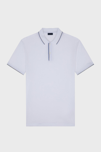 Paul & Shark % 100 Pamuk Regular Fit Düğmeli Erkek Polo Yaka T Shirt 24411259 010 BEYAZ - 6