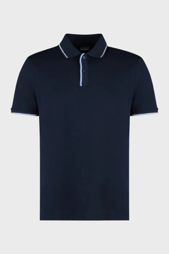 Paul & Shark % 100 Pamuk Regular Fit Düğmeli Erkek Polo Yaka T Shirt 24411259 013 LACİVERT - 1