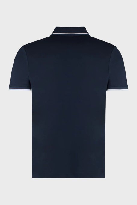Paul & Shark % 100 Pamuk Regular Fit Düğmeli Erkek Polo Yaka T Shirt 24411259 013 LACİVERT - 2