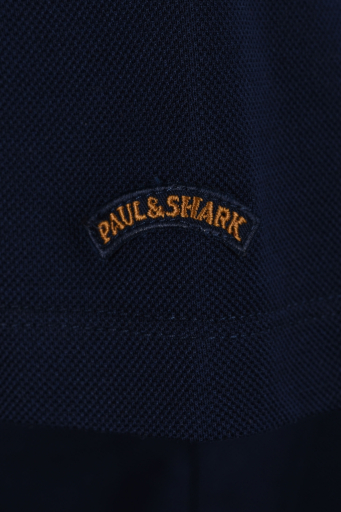 Paul & Shark % 100 Pamuk Regular Fit Düğmeli Erkek Polo Yaka T Shirt 24411261 013 LACİVERT - 6