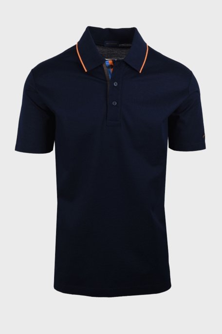 Paul & Shark % 100 Pamuk Regular Fit Düğmeli Erkek Polo Yaka T Shirt 24411261 013 LACİVERT - 1