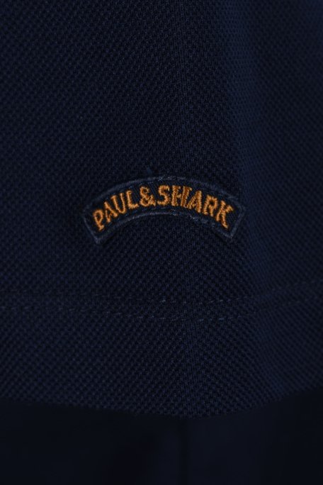 Paul & Shark % 100 Pamuk Regular Fit Düğmeli Erkek Polo Yaka T Shirt 24411261 013 LACİVERT - 2