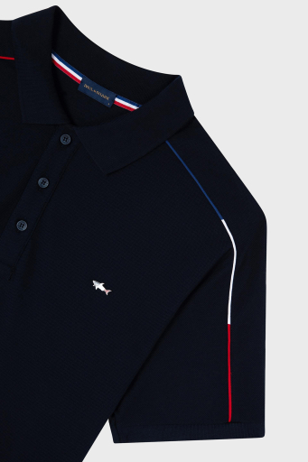 Paul & Shark % 100 Pamuk Regular Fit Düğmeli Erkek Polo Yaka T Shirt 24411313 013 LACİVERT - 5