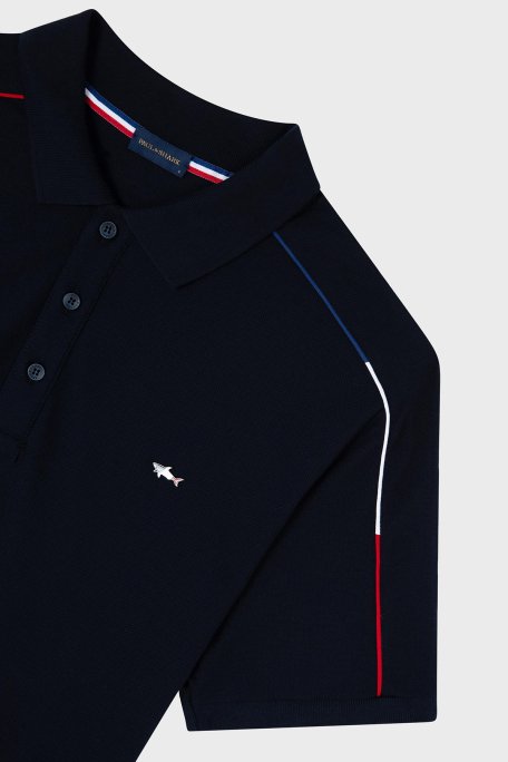 Paul & Shark % 100 Pamuk Regular Fit Düğmeli Erkek Polo Yaka T Shirt 24411313 013 LACİVERT - 5