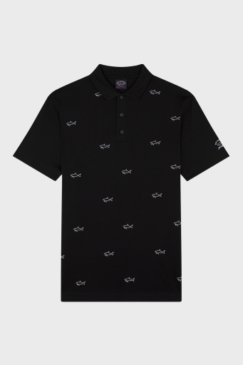 Paul & Shark % 100 Pamuk Regular Fit Logolu Erkek Polo Yaka T Shirt 23411252 011 SİYAH - 6