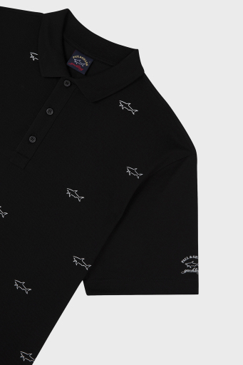 Paul & Shark % 100 Pamuk Regular Fit Logolu Erkek Polo Yaka T Shirt 23411252 011 SİYAH - 11