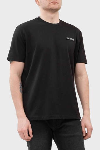 Paul & Shark % 100 Pamuk Regular Fit Sırt Baskılı Erkek T Shirt 24411077 011 SİYAH - 5