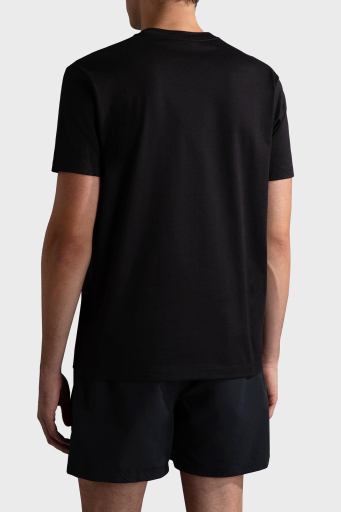 Paul & Shark Baskılı Pamuklu Regular Fit Bisiklet Yaka Erkek T Shirt 24411117 011 SİYAH - 8