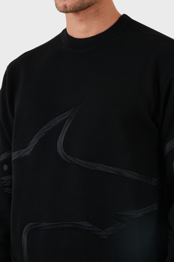 Paul & Shark Bisiklet Yaka Pamuklu Regular Fit Erkek Sweat 13311837 011 SİYAH - 10