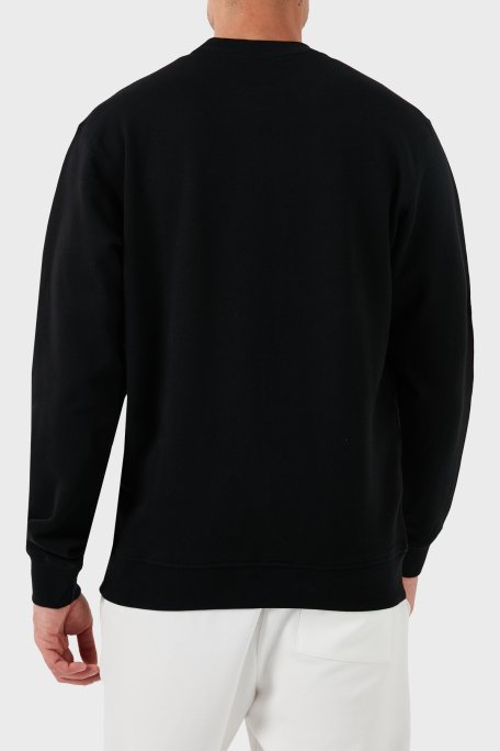 Paul & Shark Bisiklet Yaka Pamuklu Regular Fit Erkek Sweat 13311837 011 SİYAH - 3