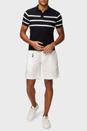 Paul & Shark Çizgili % 100 Pamuk Regular Fit Düğmeli Erkek Polo Yaka T Shirt 24411625 199 SİYAH - 7