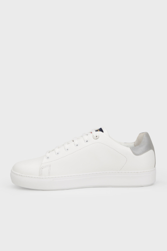 Paul & Shark Deri Sneaker Erkek Ayakkabı 22418004 100 BEYAZ - 2