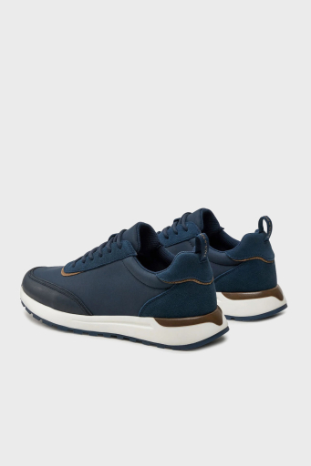 Paul & Shark Deri Sneaker Erkek Ayakkabı 24418000 013 LACİVERT - 4