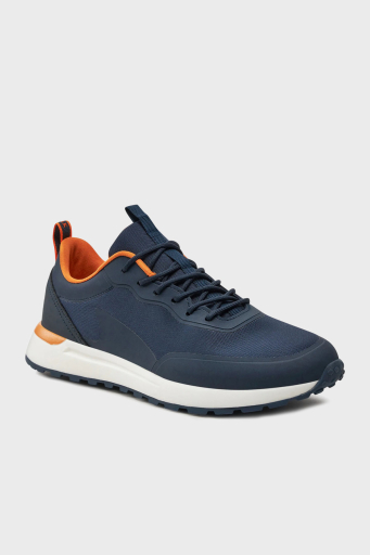 Paul & Shark Deri Sneaker Erkek Ayakkabı 24418001 013 LACİVERT - 2