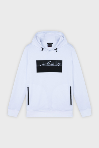 Paul & Shark Kapüşonlu Pamuk Karışımlı Regular Fit Erkek Sweat 13311882 010 BEYAZ - 11