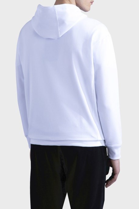 Paul & Shark Kapüşonlu Pamuk Karışımlı Regular Fit Erkek Sweat 13311882 010 BEYAZ - 4