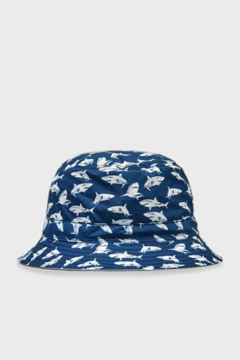 Paul & Shark Logo Baskılı Bucket Erkek Şapka 24417128 L17 LACİVERT - 4