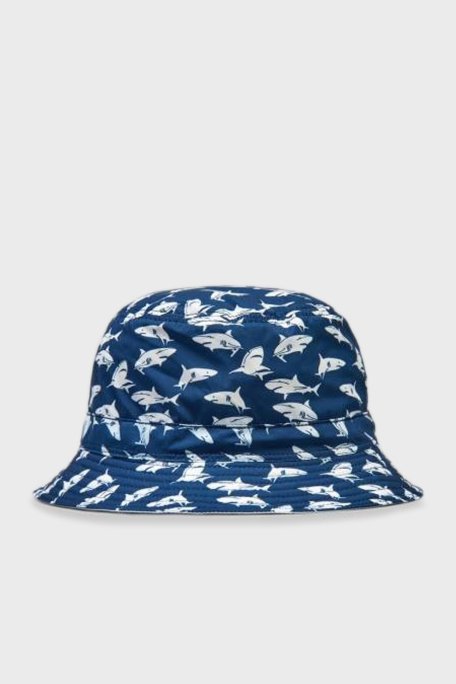 Paul & Shark Logo Baskılı Bucket Erkek Şapka 24417128 L17 LACİVERT - 1