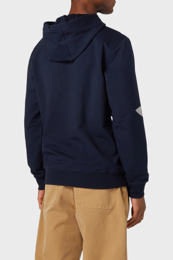 Paul & Shark Logo Baskılı Streç Pamuklu Regular Fit Kapüşonlu Erkek Sweat 24411882 013 LACİVERT - 8