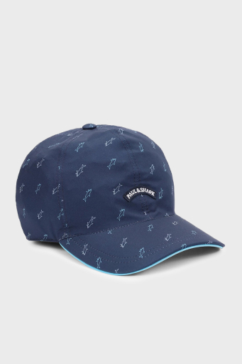 Paul & Shark Logo Desenli Erkek Şapka 24417126 L22 LACİVERT - 1