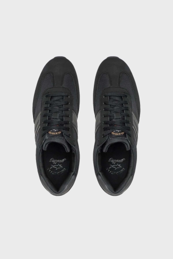Paul & Shark Logolu Deri Sneaker Erkek Ayakkabı 12318008 011 SİYAH - 5