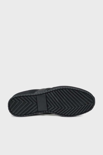 Paul & Shark Logolu Deri Sneaker Erkek Ayakkabı 12318008 011 SİYAH - 9
