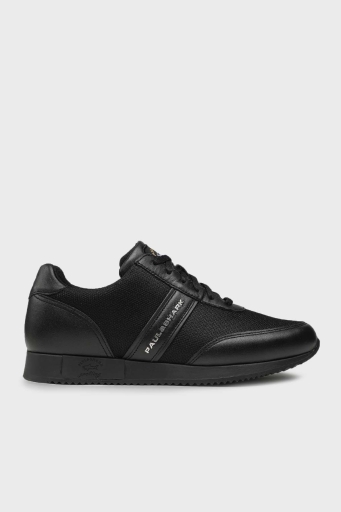 Paul & Shark Logolu Deri Sneaker Erkek Ayakkabı 12318011 011 SİYAH - 6