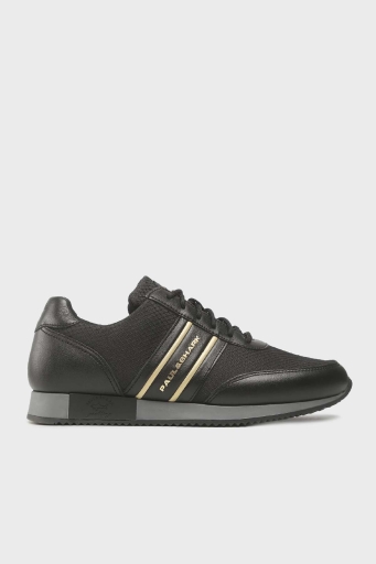 Paul & Shark Logolu Deri Sneaker Erkek Ayakkabı 12318019 011 SİYAH - 1