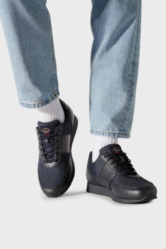 Paul & Shark Logolu Deri Sneaker Erkek Ayakkabı 12318019 013 LACİVERT - 8