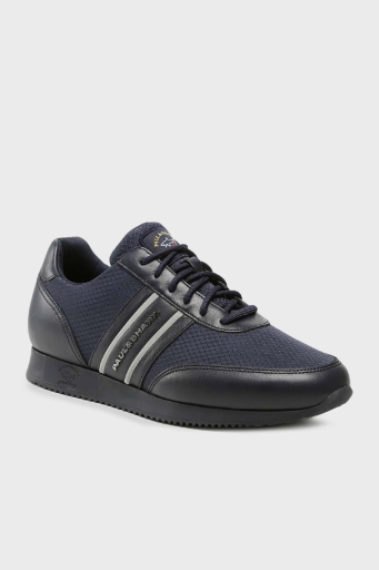 Paul & Shark Logolu Deri Sneaker Erkek Ayakkabı 12318019 013 LACİVERT - 12