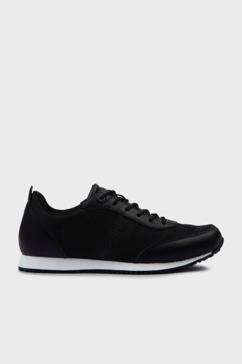 Paul & Shark Logolu Deri Sneaker Erkek Ayakkabı 24418007 011 SİYAH - 5