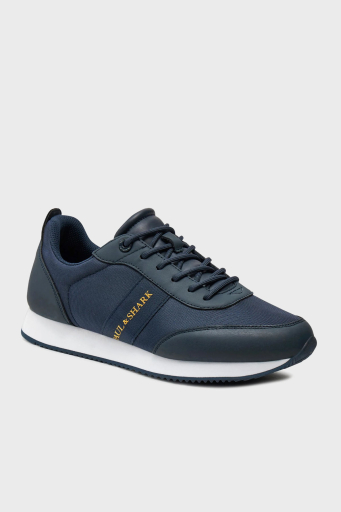 Paul & Shark Logolu Deri Sneaker Erkek Ayakkabı 24418007 013 LACİVERT - 7