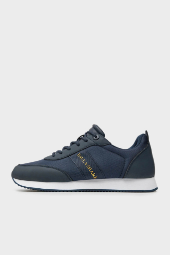 Paul & Shark Logolu Deri Sneaker Erkek Ayakkabı 24418007 013 LACİVERT - 8