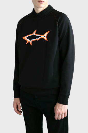 Paul & Shark Logolu Pamuk Karışımlı Regular Fit Erkek Sweat 13311933 011 SİYAH - 1