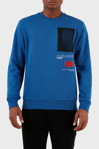 Paul & Shark Pamuklu Regular Fit Bisiklet Yaka Erkek Sweat 12311833 402 SAKS - 6