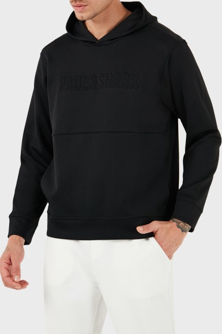 Paul & Shark Pamuklu Regular Fit Kapüşonlu Erkek Sweat 13311811 011 SİYAH - 6