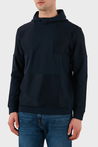 Paul & Shark Pamuklu Regular Fit Logo Detaylı Kapüşon Kanguru Cepli Erkek Sweat 24411912 013 LACİVERT - 9