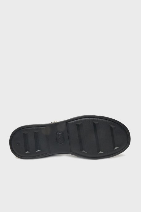 Philipp Plein Logolu Hakiki Deri Zımba Detaylı Kalın Taban Sneaker Erkek Ayakkabı USC0658 PLE010N 0202 SİYAH - 12