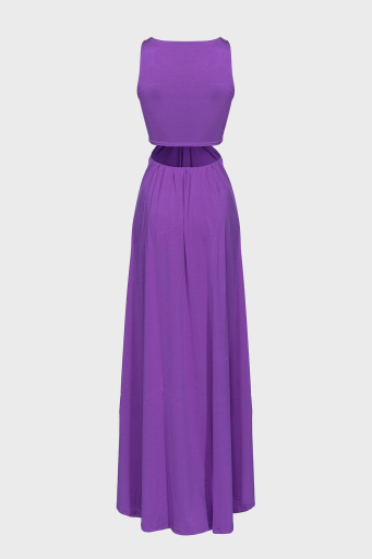 Pinko Cut Out Detaylı Regular Fit Uzun Bayan Elbise 100932 A0RM WWD MOR - 14