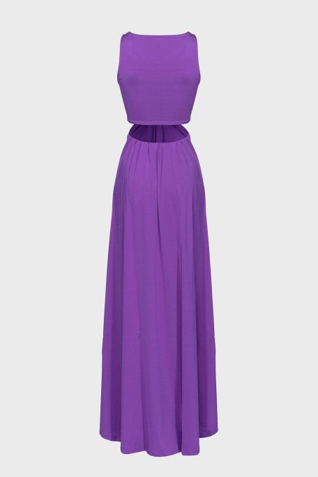 Pinko Cut Out Detaylı Regular Fit Uzun Bayan Elbise 100932 A0RM WWD MOR - 7