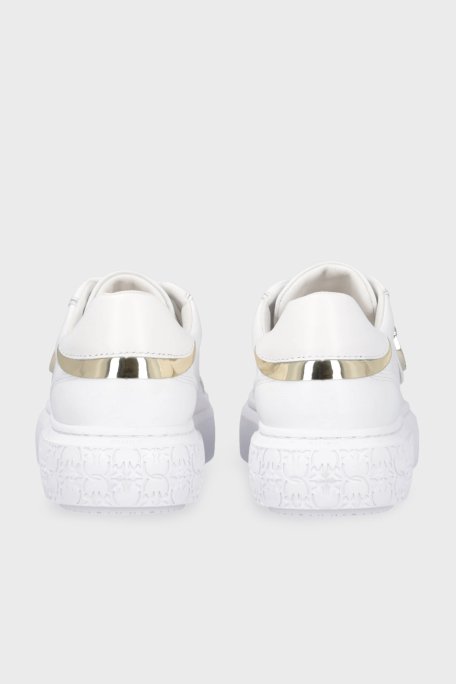 Pinko Hakiki Deri Sneaker Bayan Ayakkabı SS0003 P014 ZIA BEYAZ - 7