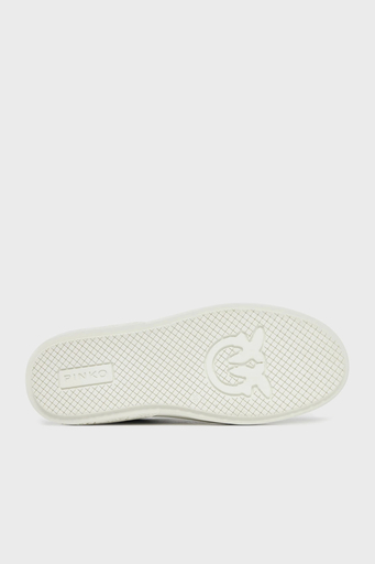 Pinko Logolu Hakiki Deri Paltform Taban Sneaker Bayan Ayakkabı SS0071 P001 Z99 SİYAH - 6