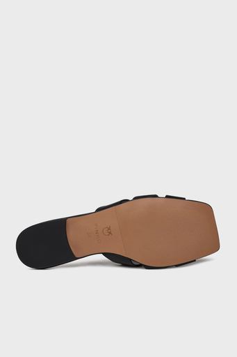 Pinko Logolu Pencereli Bayan Terlik SD0313 P003 Z99 SİYAH - 6