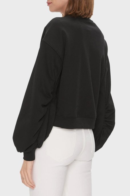 Pinko Pamuklu Regular Fit Bisiklet Yaka Bayan Sweat 102827A1R8Z99 SİYAH - 3
