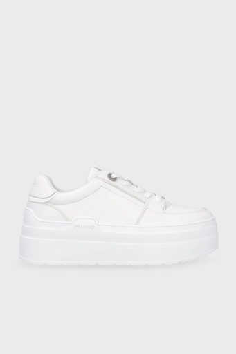 Pinko Platform Deri Sneaker Bayan Ayakkabı SS0007 P017 Z1B BEYAZ - 1