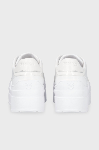Pinko Platform Deri Sneaker Bayan Ayakkabı SS0007 P017 Z1B BEYAZ - 14